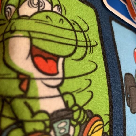 SUPER MARIO KART Boys Pajamas PJs Sleepwear 2-Pc Set Flannel Long Sleeve NWT - Picture 7 of 12